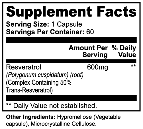 Forever Fitness Resveratrol 50% 600mg